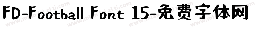 FD-Football Font 15字体转换